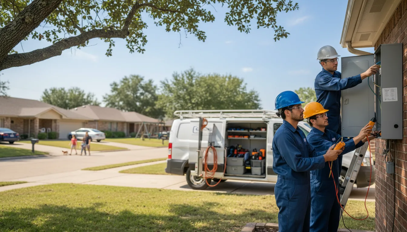 Certified electrician providing emergency electrical services in Fayette, AL